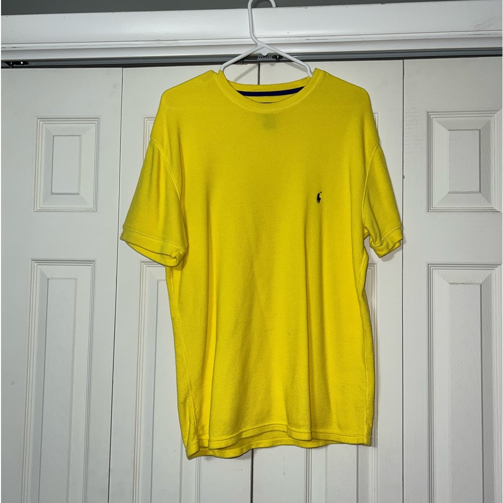 Men’s polo Ralph Lauren waffle knit tee